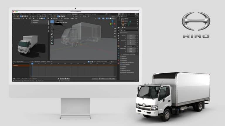 Hino - Modélisation dynamique en 3D